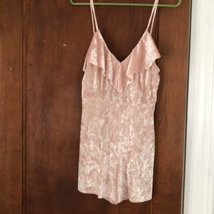 Urban Outfitters Velvet Romper